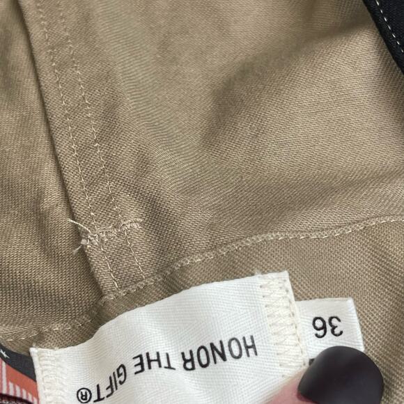 HONOR THE GIFT HTG® SHOP SHORT long khaki shorts Men’s Size 36 - Picture 8 of 9